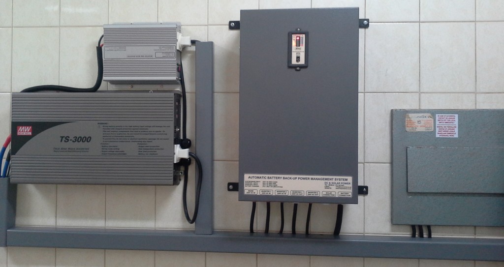 Battery Back-up with Automatic Inverter Switch-over System